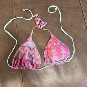 L space reversible swim top